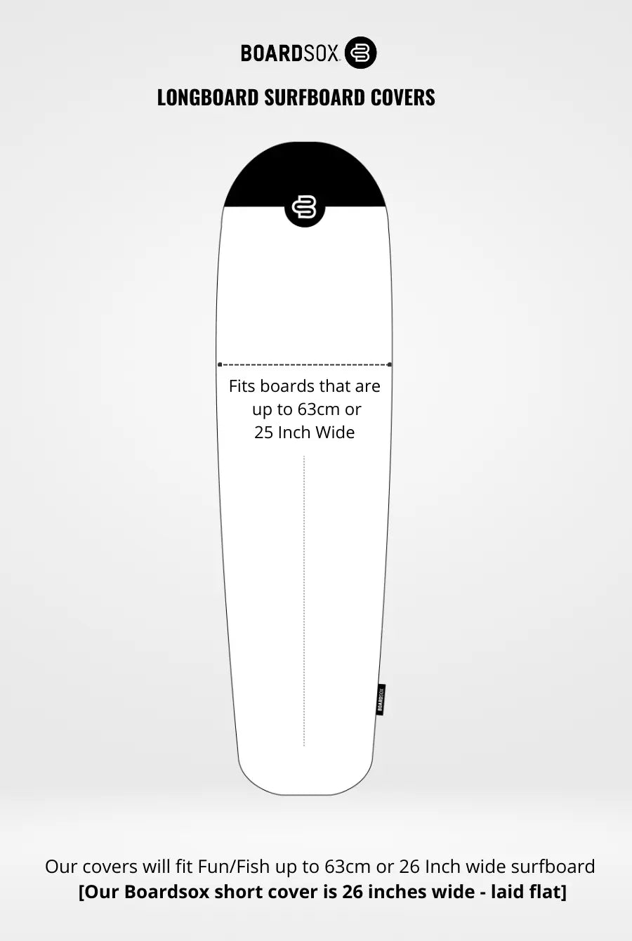 Bombora Longboard - Boardsox Canvas Surfboard Cover BoardSox