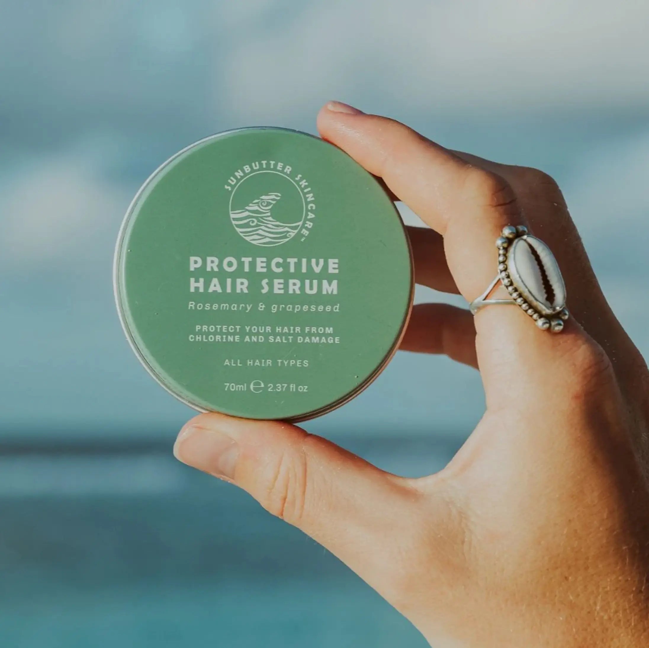 Protective Hair Serum 2-in-1 serum and mask shielding hair from chlorine and salt damage! BOARDSOX® Australia