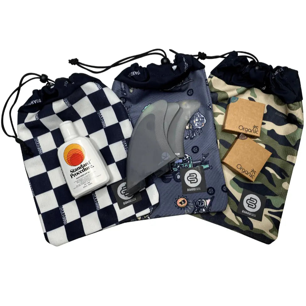 Boardsox Wax + Fin Bags - BOARDSOX® Australia