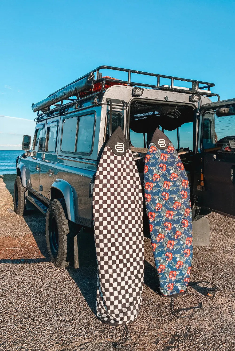 Checks Longboard - Boardsox Canvas Surfboard Cover - BOARDSOX®BoardSox Surfboard Cover