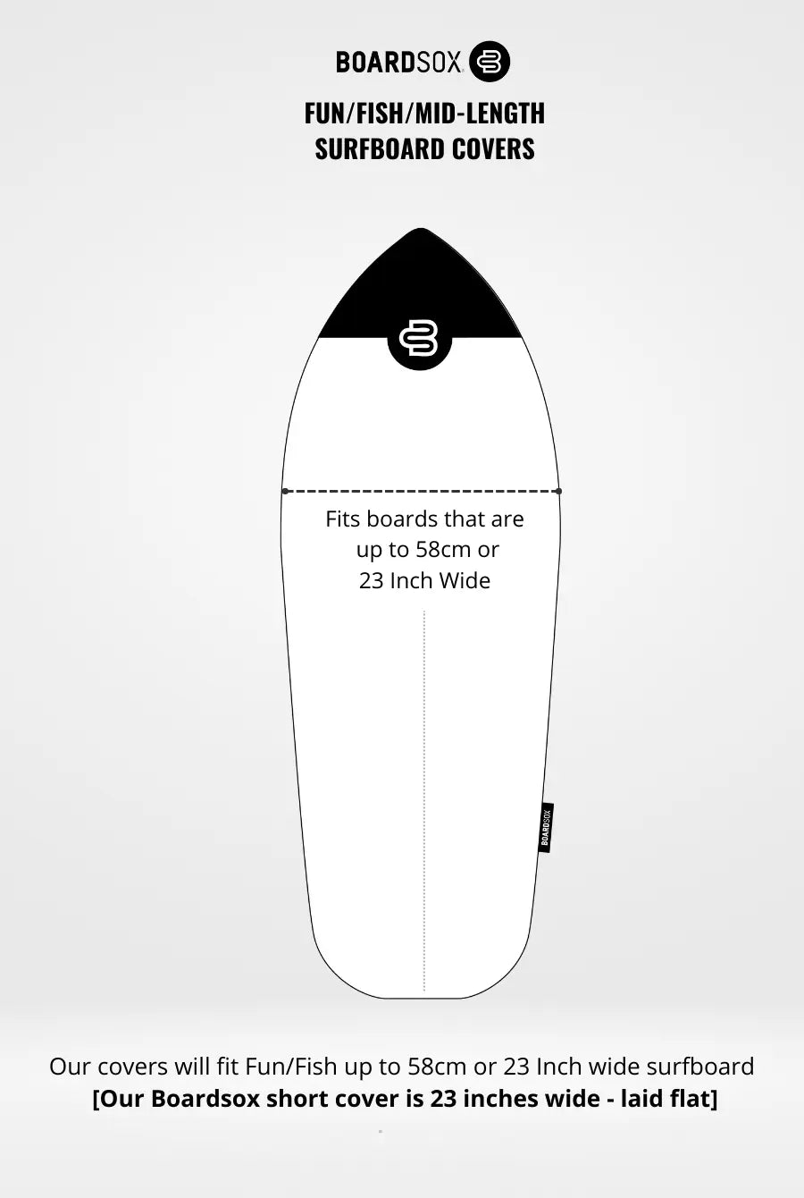Flamingo Boardsox® Big Wave Gun Cover - BOARDSOX®BoardSox Surfboard Cover