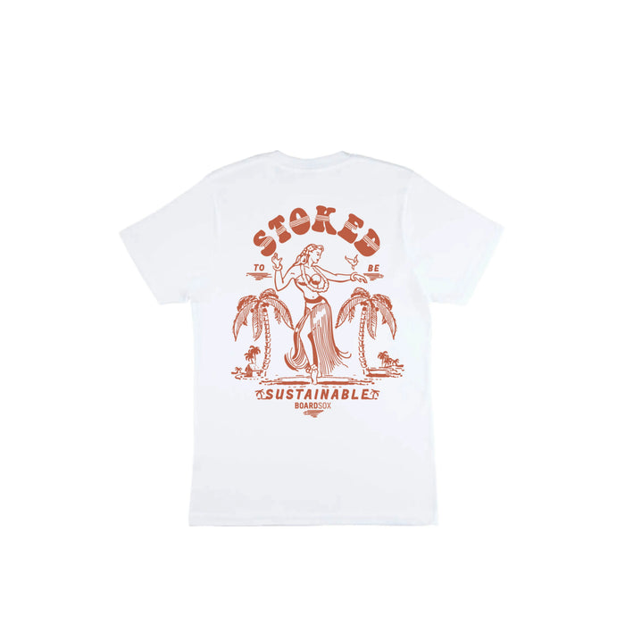 「サステナブルであることに興奮」Tシャツ | レトロエコサーフTシャツ オーストラリア