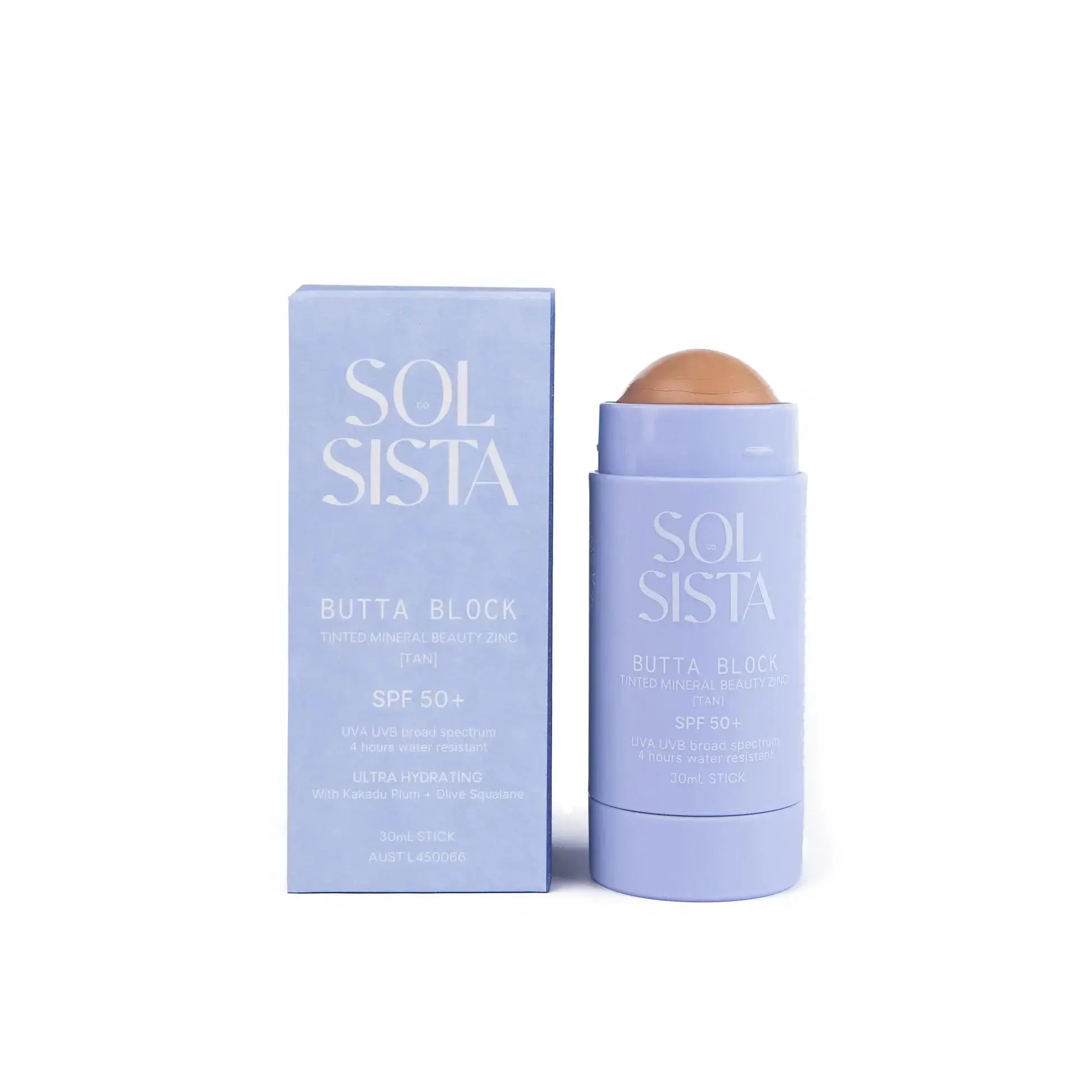 Sol Sista Butta Block SPF50+ Mineral Tinted Sunscreen/Beauty Zinc BOARDSOX® Australia