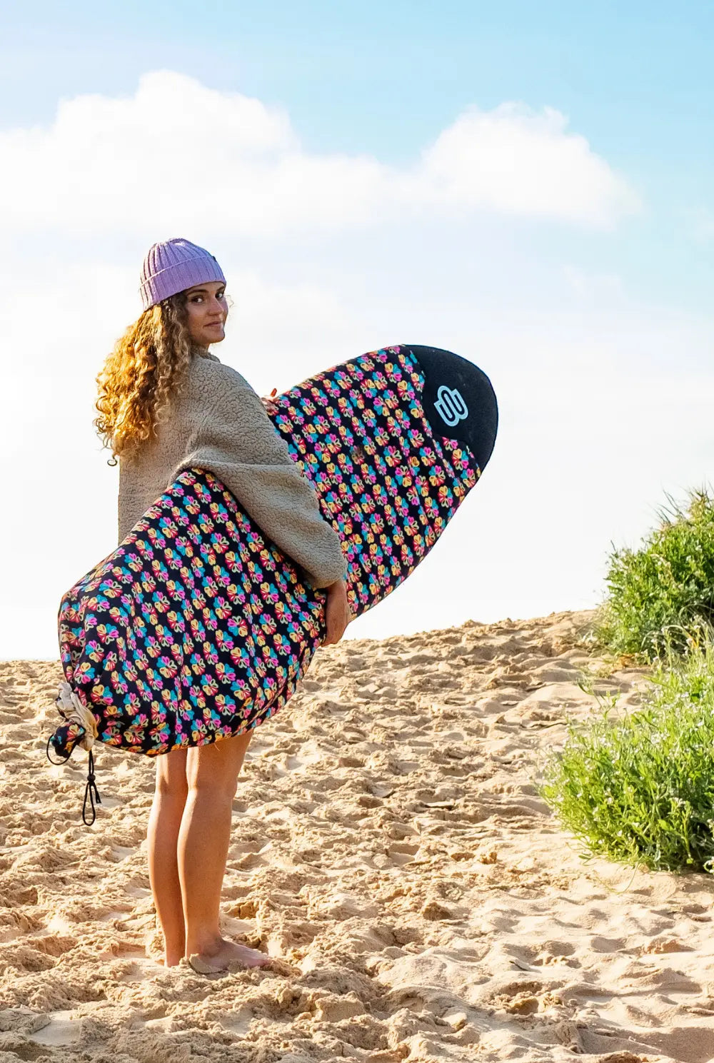 Alien Flower love Boardsox®  Custom Fit Big Wave Gun Cover BoardSox