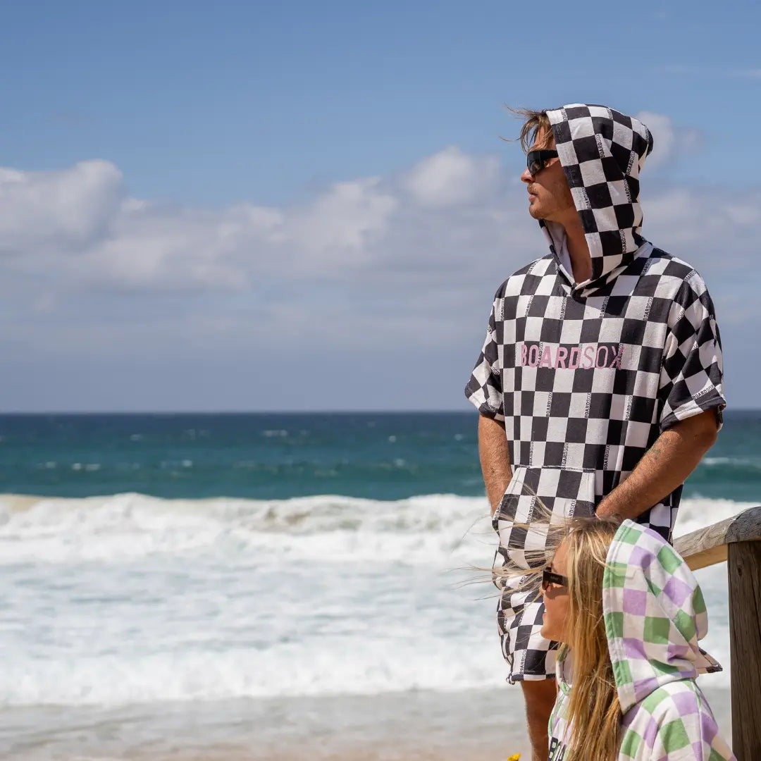 Checks - Boardsox Hooded Towel + Surf Poncho BOARDSOX®