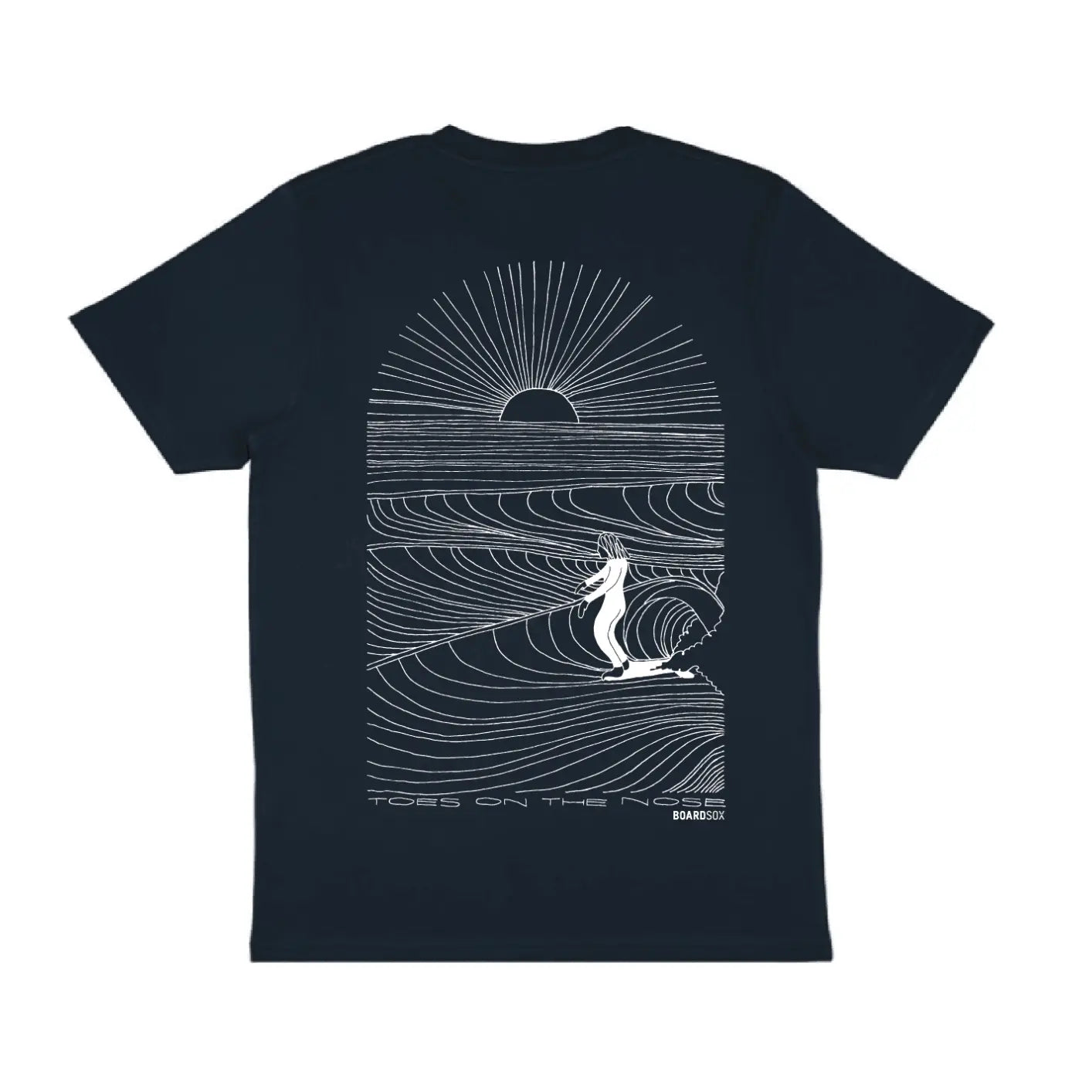 Boardsox “Toes on the Nose” T-Shirt | Sustainable Surf Tee Australia BOARDSOX® Australia