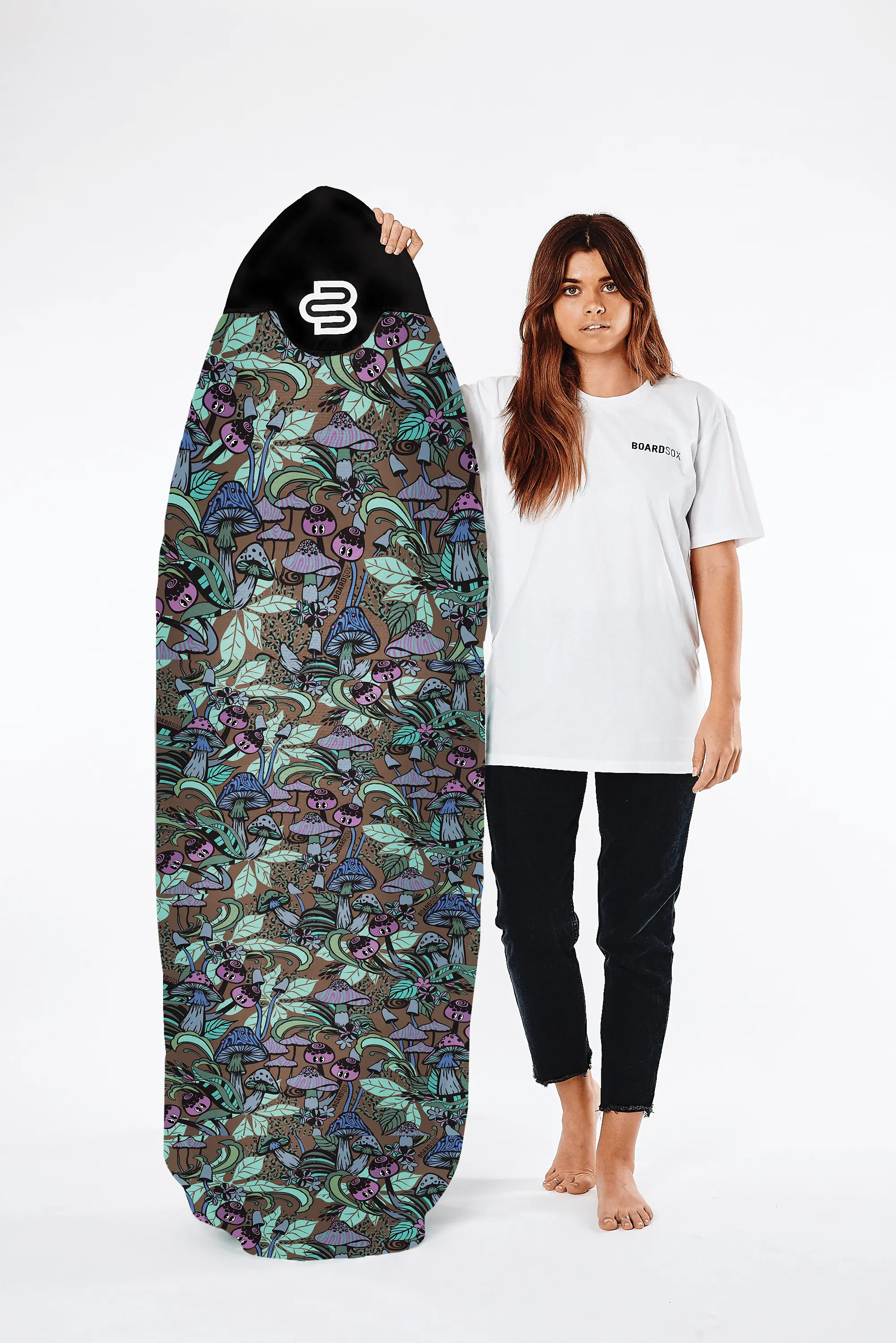 Fantastic Fungi ♻️ rPET Recycled Boardsox® Fun/Hybrid Surfboard Cover - BOARDSOX® AustraliaBoardSox Surfboard Cover