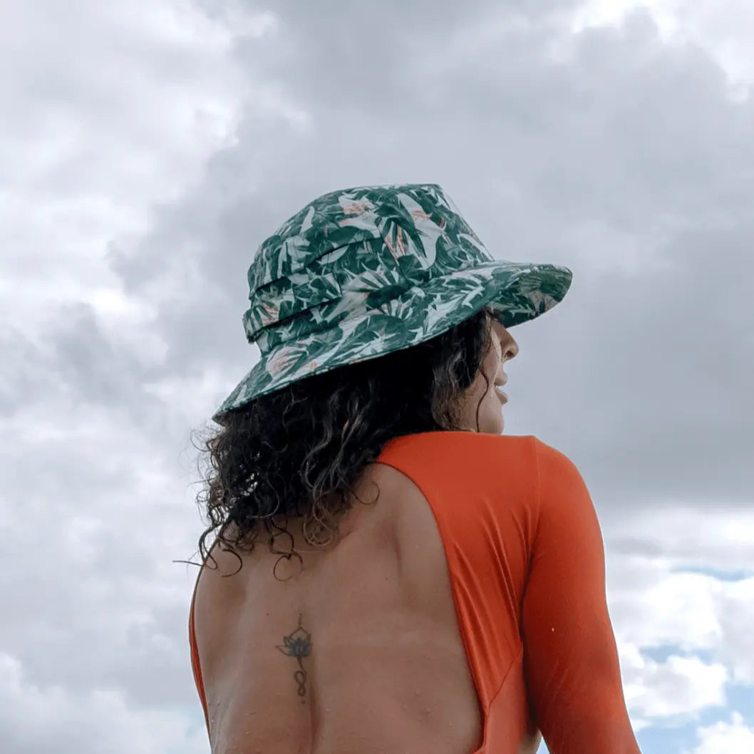 Green Leaf Boardsox Surf Hat - BOARDSOX® AustraliaHat