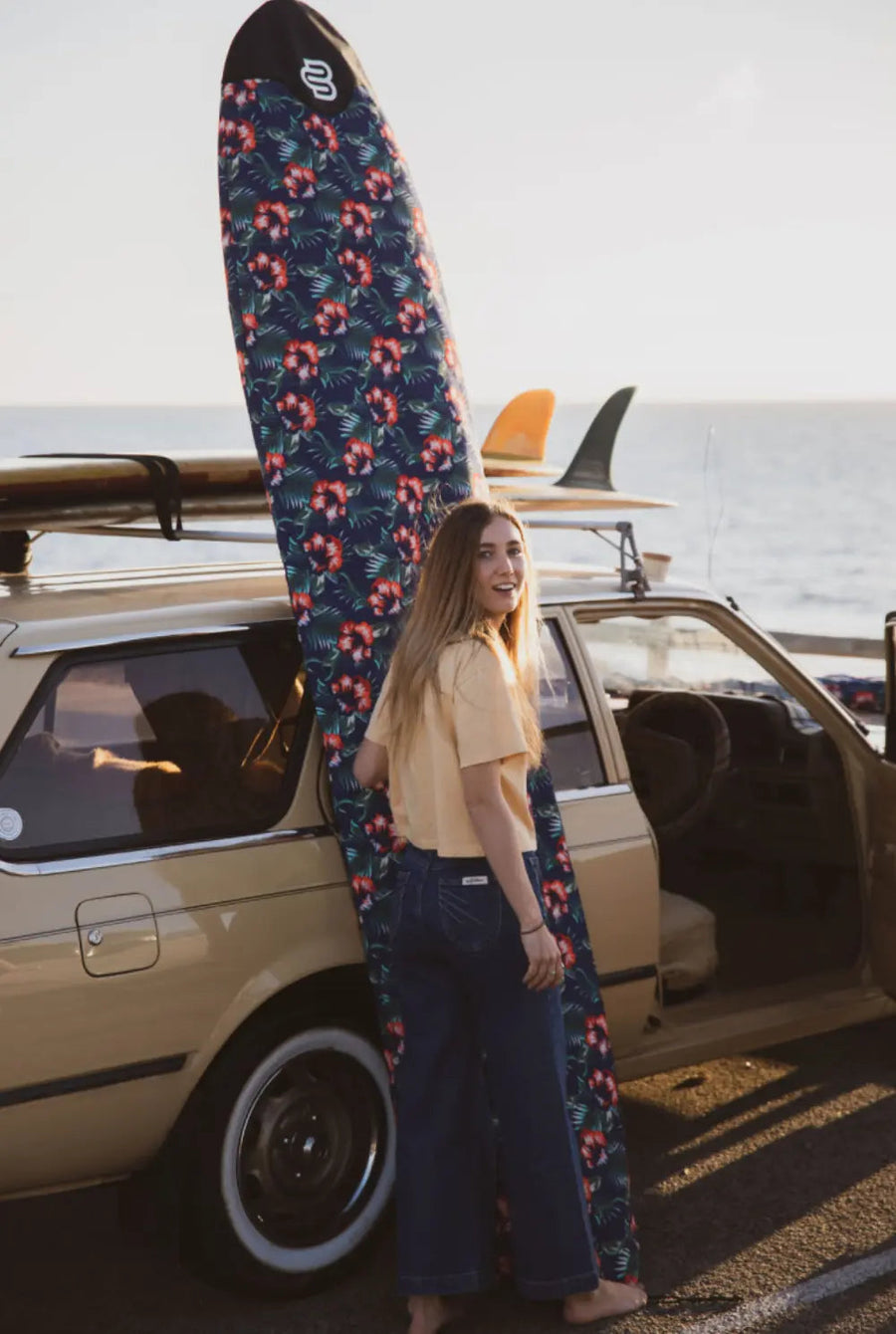 Hawaiian longboard surfboard cover, available 7'0 to 10'0