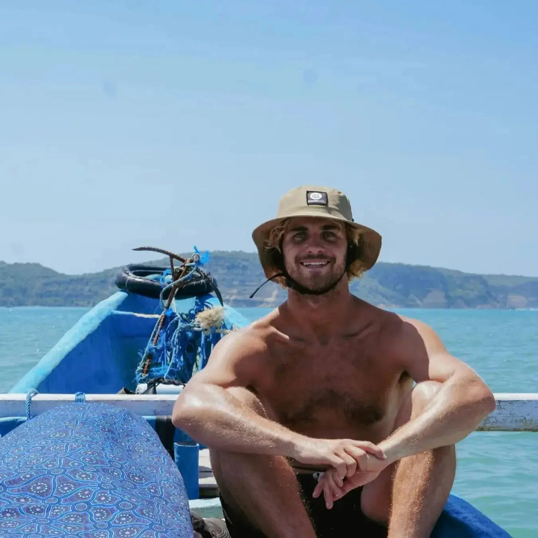 Khaki Boardsox surf hat