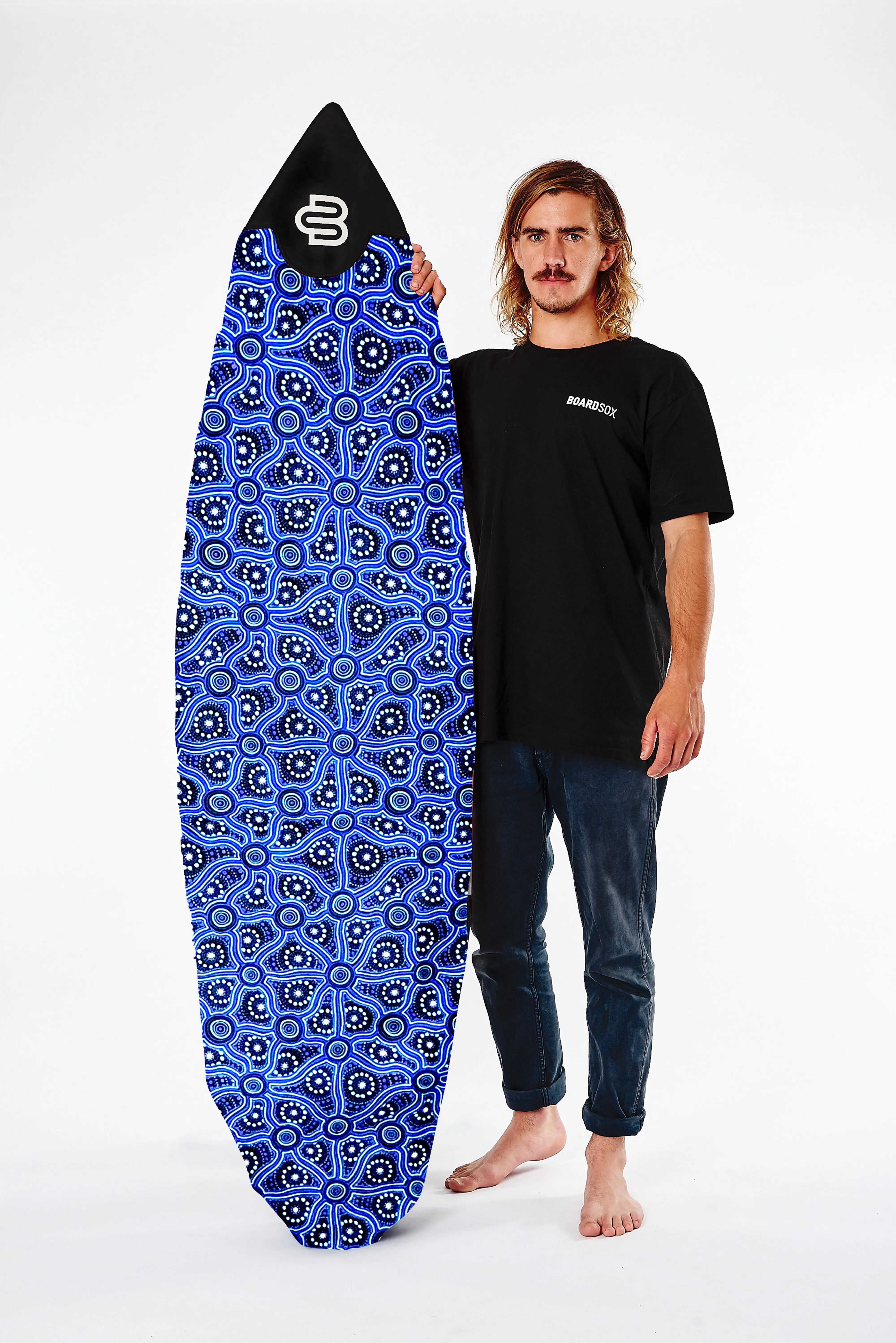NEW! Saltwater Dreamtime - Short Board Boardsox Canvas Surfboard cover - BOARDSOX®BoardSox Surfboard Cover