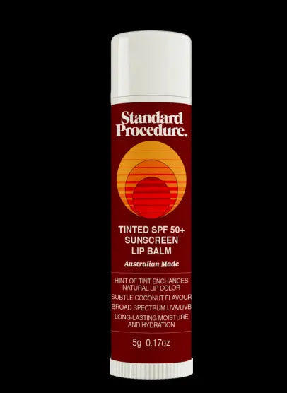 ティンテッドリップバーム SPF 50+ - 標準手順